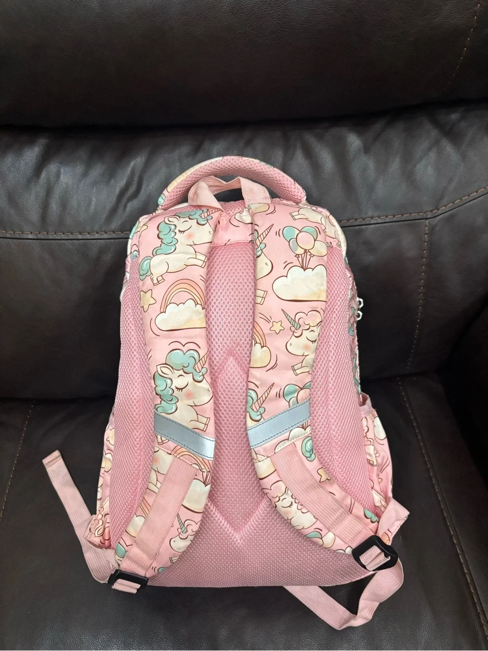 Kids Pink Unicorn Backpack - Cute Unicorn Print